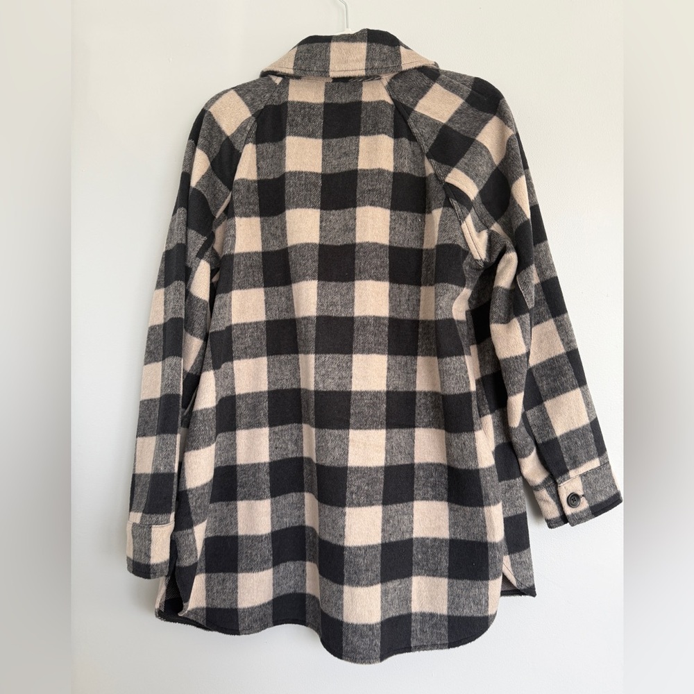 Knox Rose Black and Cream Checkered Shirt - Picture 2 of 7